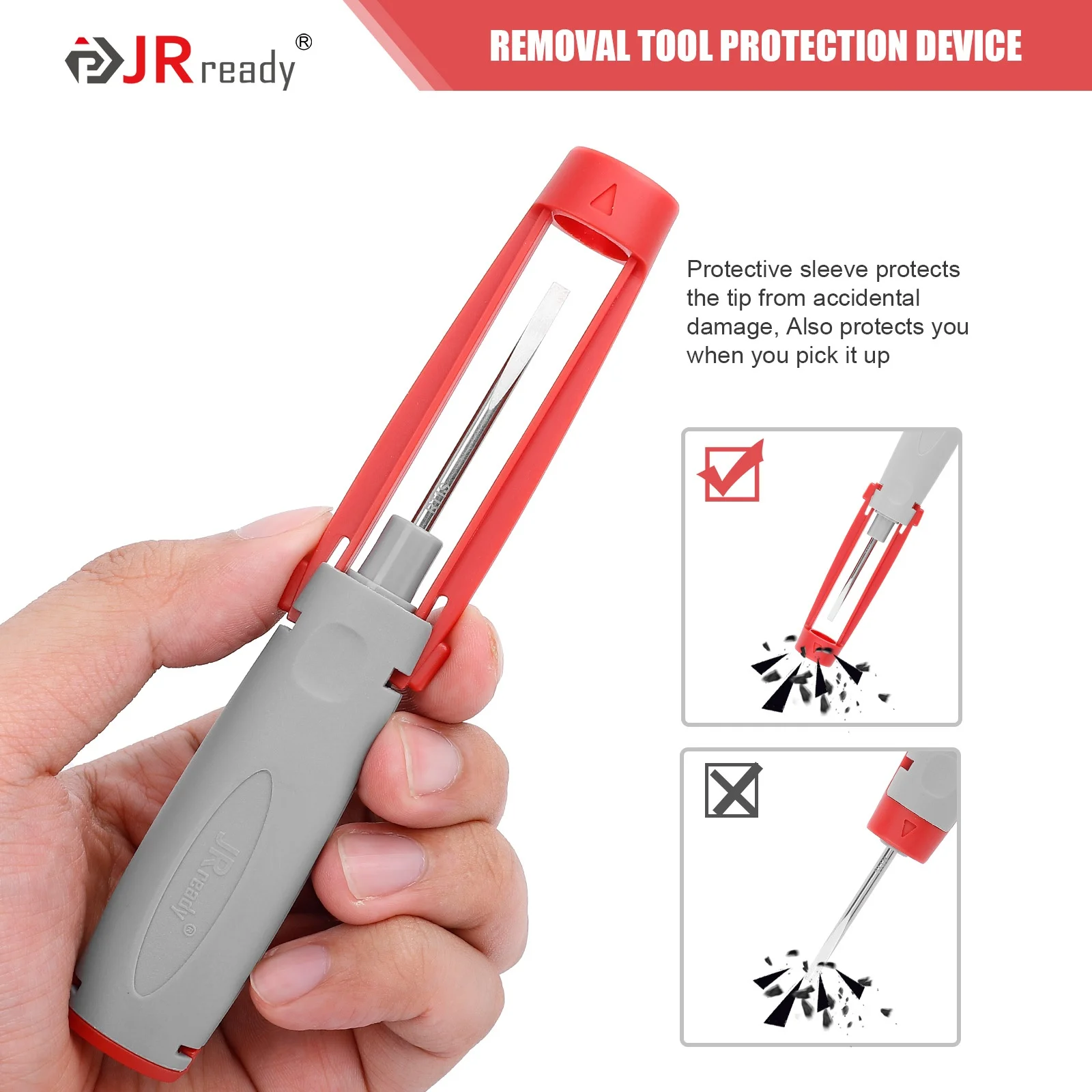 Фото Инструмент для извлечения JRready JRconDRK-V02M для различных малых одинарных пружинных клемм или внутренних пружинных клемм №5