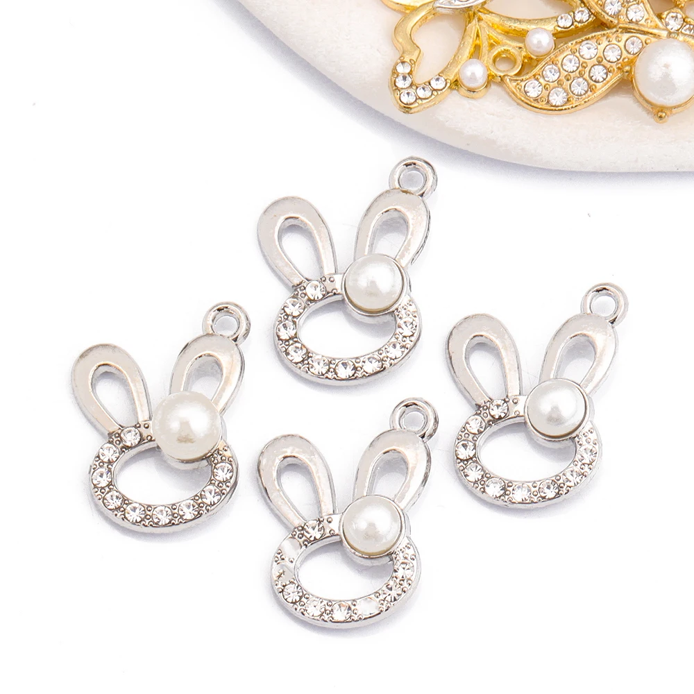 10 шт. подвеска в виде цветка кролика