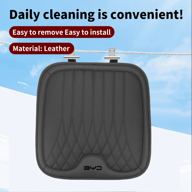 Car Seat Leather Headrest Lumbar Cushion Pillow Neck Waist Support Accessories For BYD F3 I3 F0 F6 S6 S8 E5 E6 G3 G6 L3 S7 M6 T