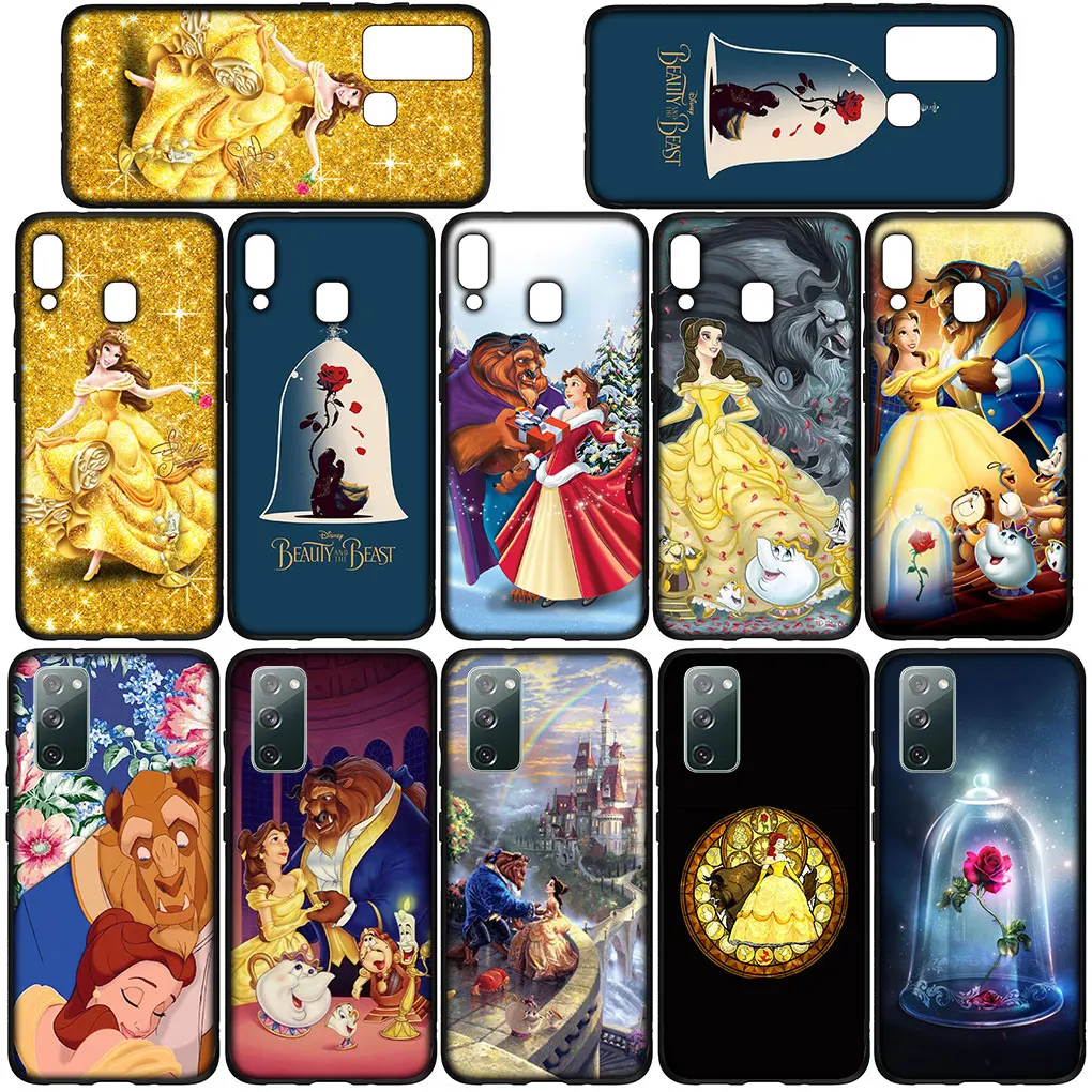 Красавица и Чудовище Belle чехол для OPPO A17 A15 A16 A12 A53 A54 A57 A78 A79 A58 A38 A98 A94 A96 A74 A95 A77 A76