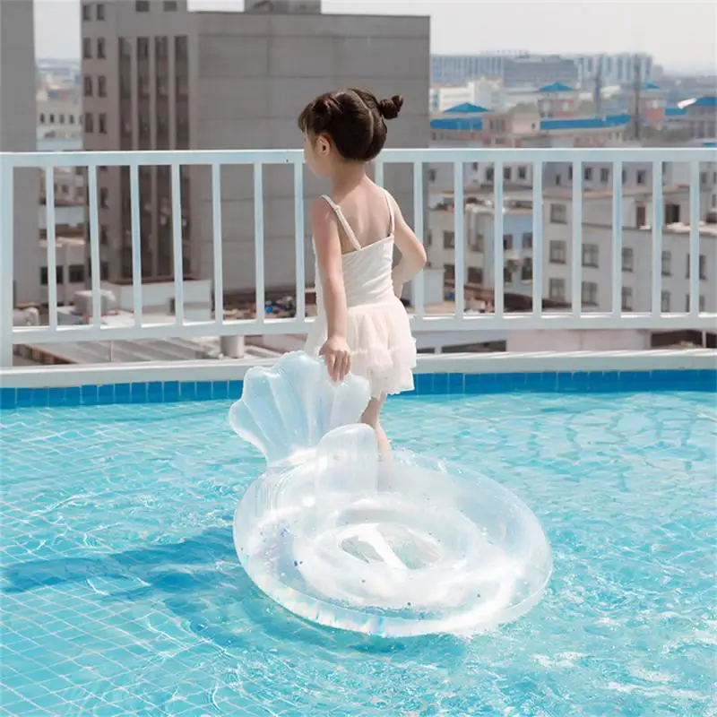 

Safe Swimming Circle Leak Proof Airbag Swim Ring High Buoyancy Thickened Material Seat Circle Swimming Rings Skin Friendly Soft