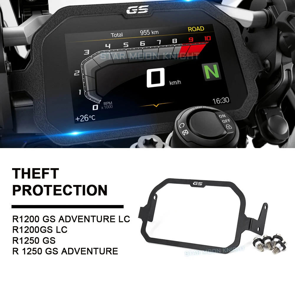

For BMW R1250GS R 1250 GS Adventure R1200GS LC ADV Motorcycle Screen Protector Meter Frame TFT Theft Protection Instrument Guard