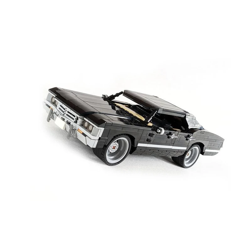 Фото 925 деталей MOC Impala Supernatural, конструктор Creator Expert, модель из строительных блоков, игрушка, архитектурный набор, идея для рождественского подарка, развивающая игрушка №3