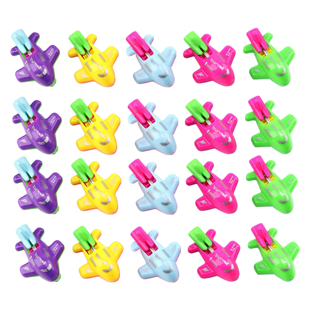 

20 Pcs Children Airplane Toys Outdoors Gifts Parachute Toy Kids Outdoor Toys Whistle Airplane Toy Mini Throwing Glider Plane