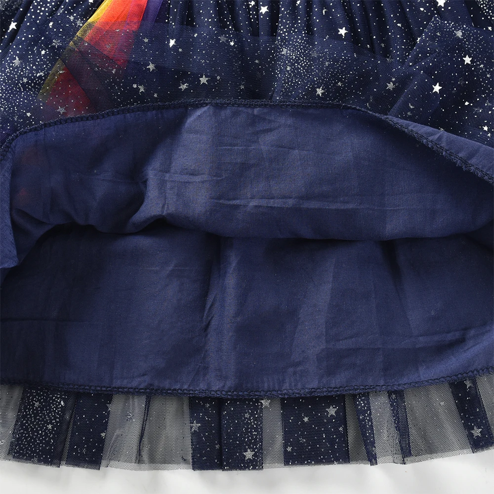 VIKITA New Kids Dress For Girls Halloween Party Children Costume Winter Girls Dresses Unicorn Cartoon Girls Clothing Wear 3-8Y