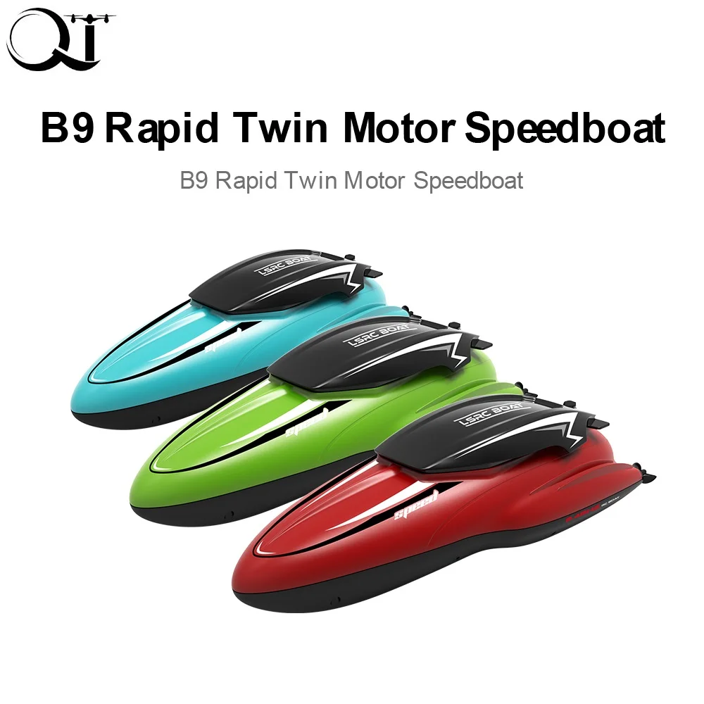 

QJ 2022 новая стандартная радиоуправляемая лодка 2,4 ГГц радиоуправляемая скоростная лодка Детские игрушки высокоскоростная гоночная лодка пе...