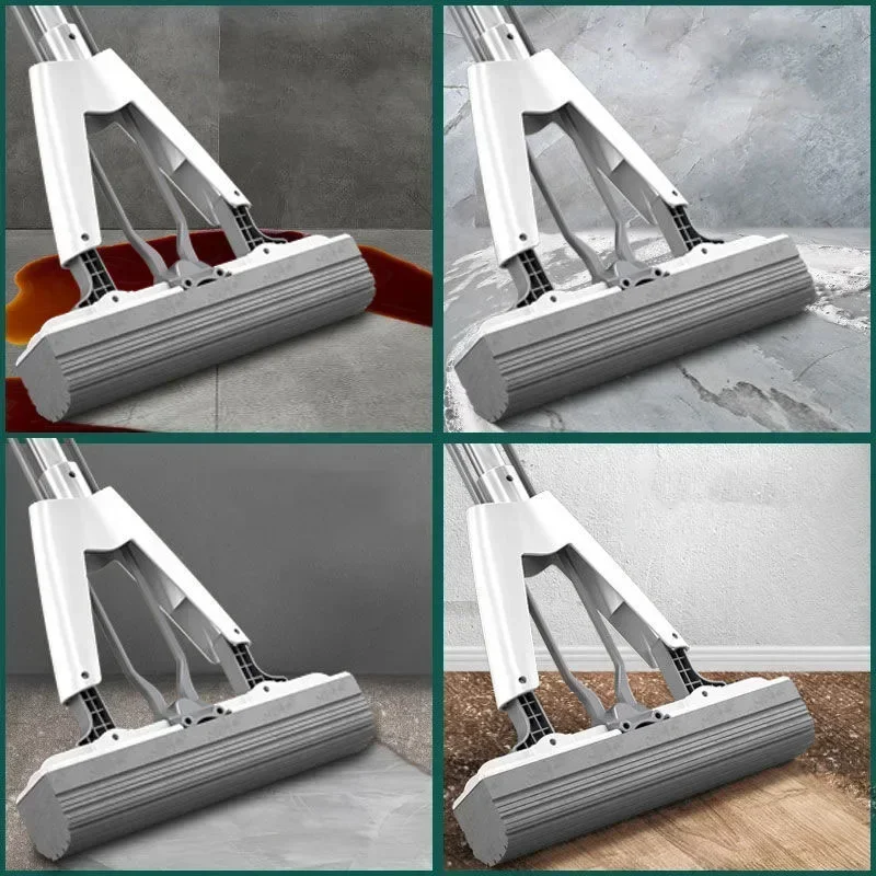 Бесплатная доставка сжимаемые напольные трапеции швабра волшебная коллодионная