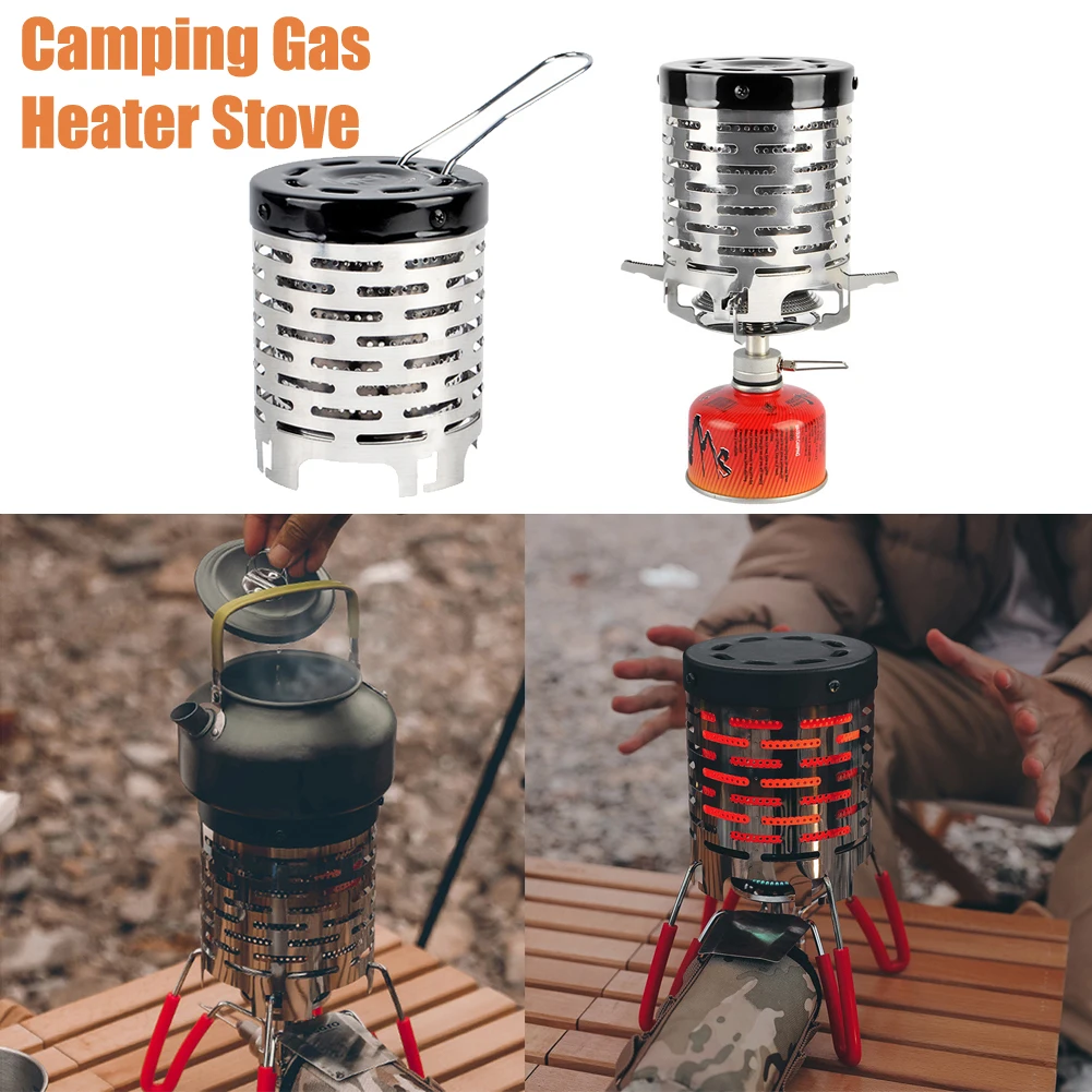 

Camping Heating Furnace Stainless Steel Winter Hand Warmer Heater Stove Multi-purpose Camping Gas Heater Stove Tent Suppleis