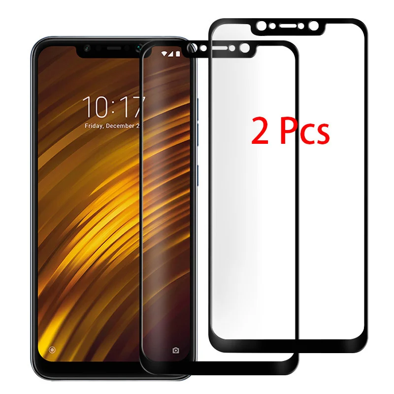 

2 шт. 9H закаленное стекло для Xiaomi Pocophone F1 X3 M4 Pro защита для экрана защитное стекло X3 F3 xiomi Xiaomi F1 F3 полное покрытие