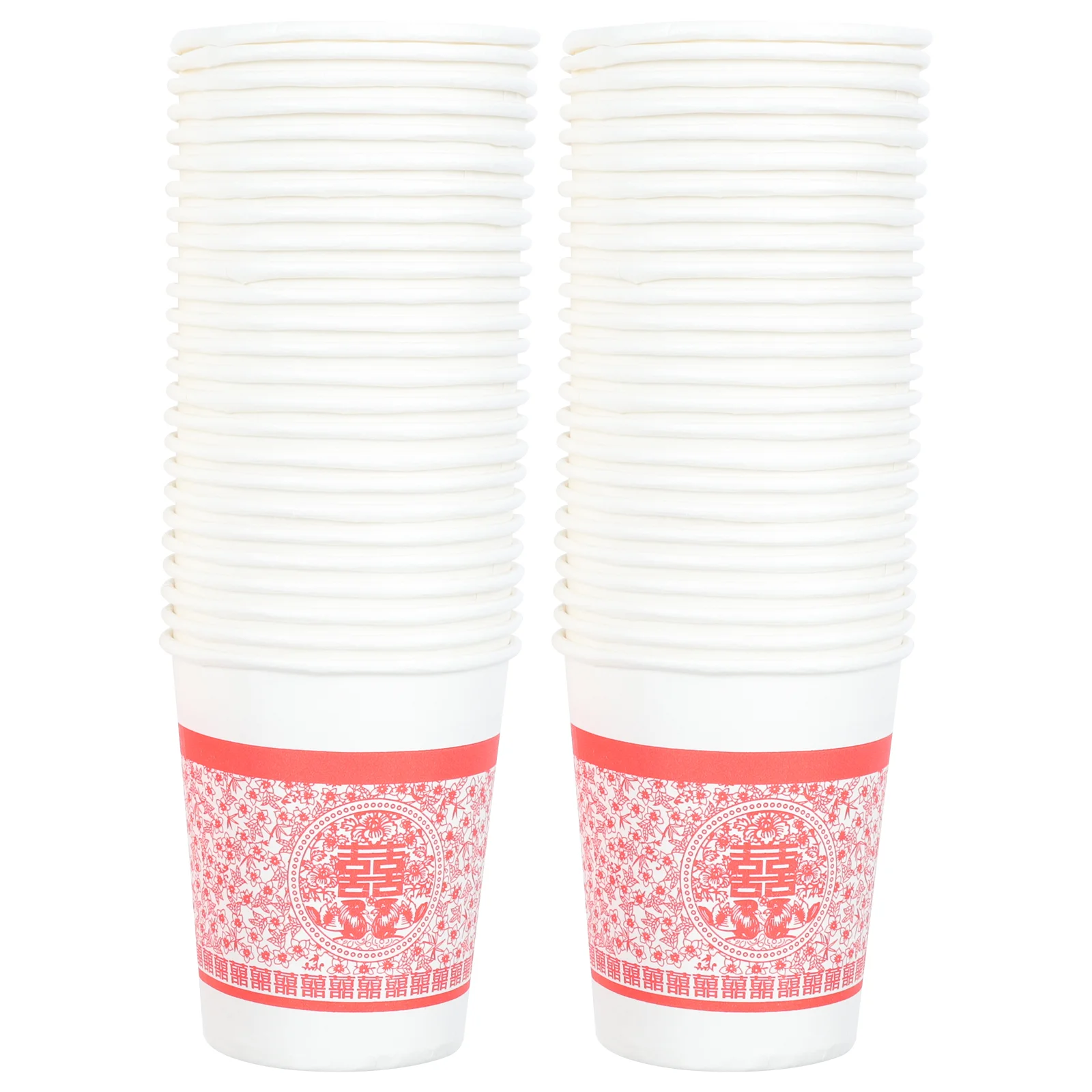 

Cups Paper Wedding Party Disposable Tea Chinese Coffee Cup Hot Drinking Beverage Serving Redmug Birthday Holder Water Tableware