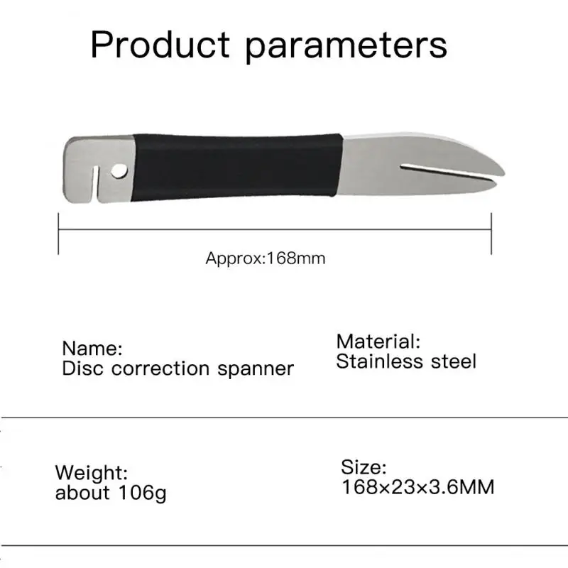klocków korekcyjnych hamulców tarczowych Wyrównanie wirnika Hamulec tarczowy MTB Narzędzia do korekcji Klucz naprawczy Akcesoria
