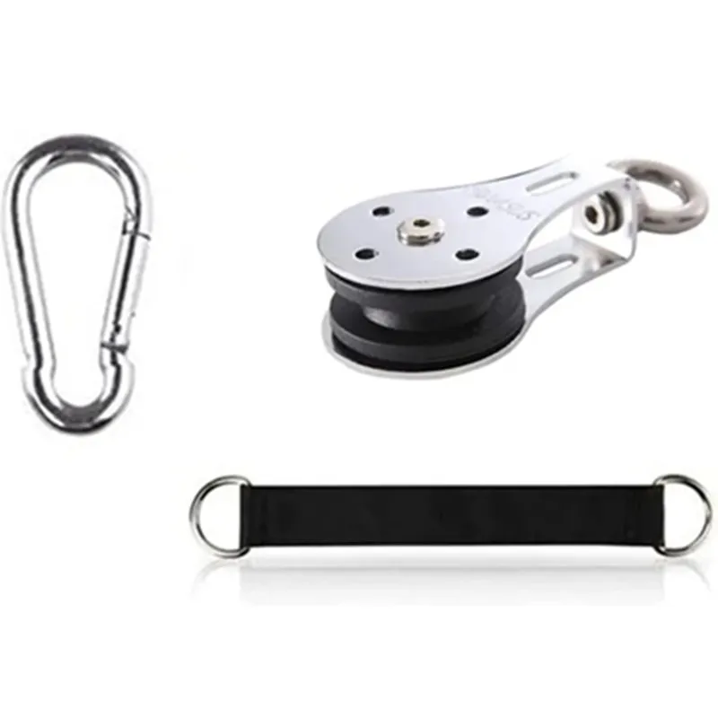 

Fitness Pulley Cable System DIY Loading Pin Lifting Triceps Rope Machine Workout Adjustable Length Home Gym Sport Accessories