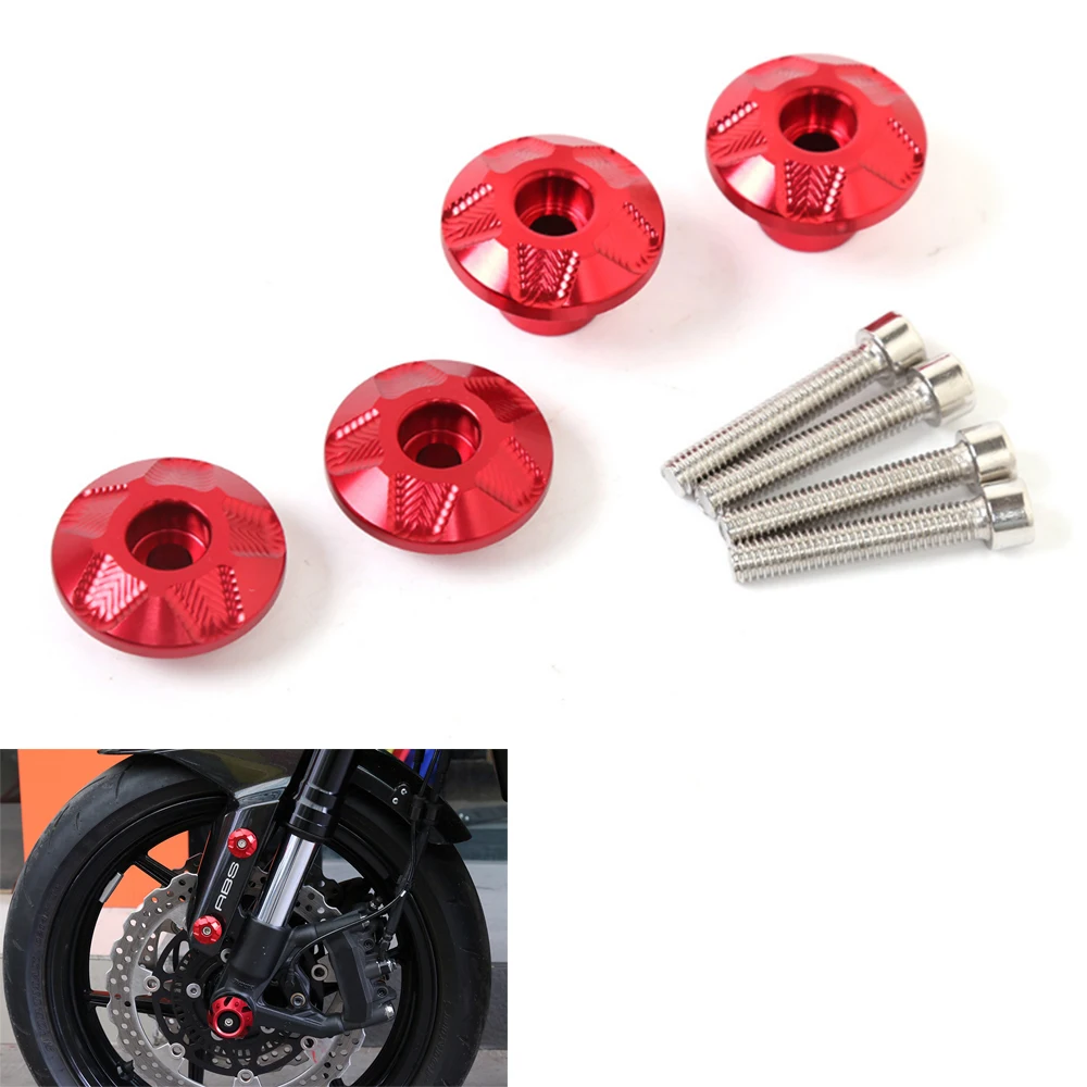 

Universal Motorcycle CNC Front fender screw hole cap For Kawasaki Z1000 Z800 Versys 650 Z125 For Yamaha Tmax 530 MT09 MT07 R3