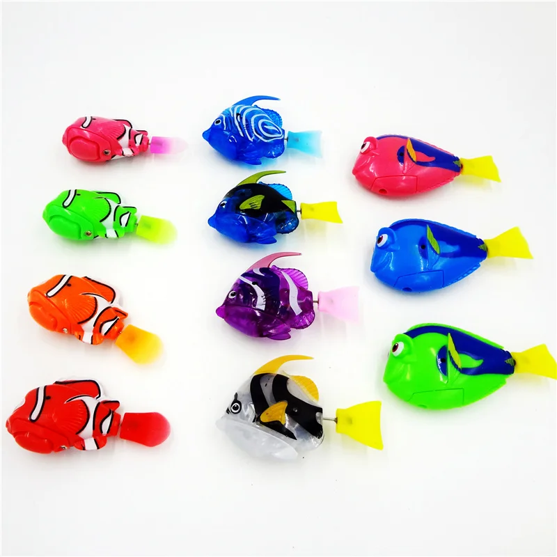 

1 Piece! Funny Swimming Electronic Fish Activated Battery Powered Toy Fish Pet for Fishing Tank Decorating Pets Fish