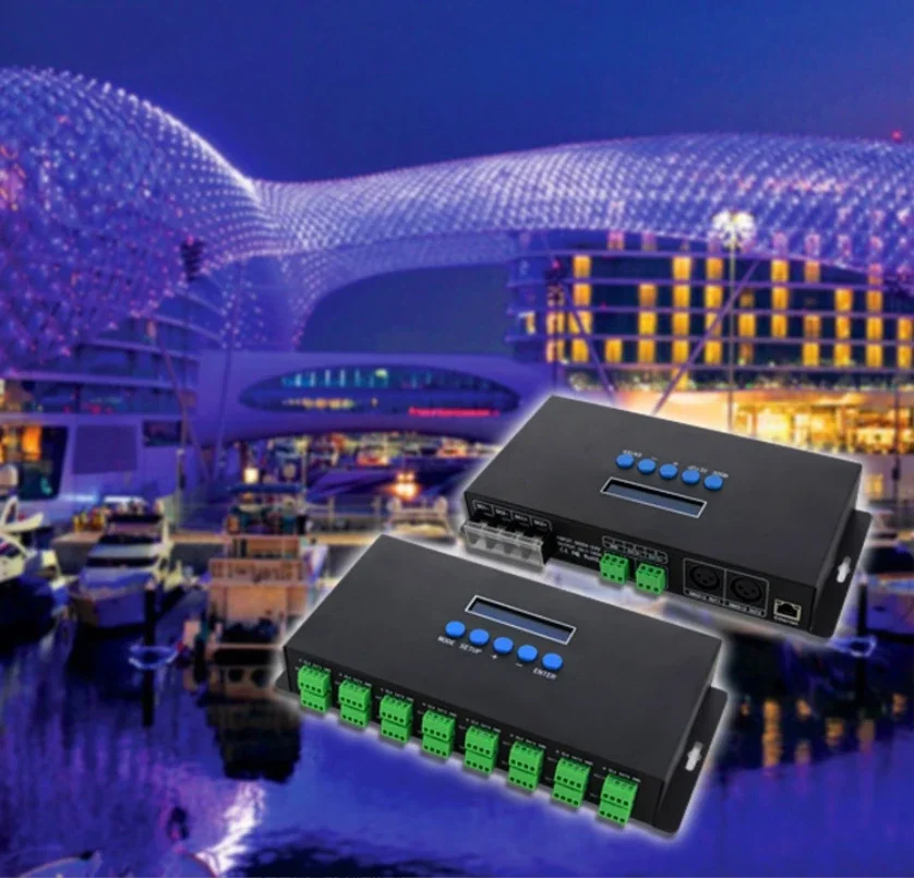 BC-216 Artnet To SPI DMX Pixel Light Controller LED Control 16 Channels