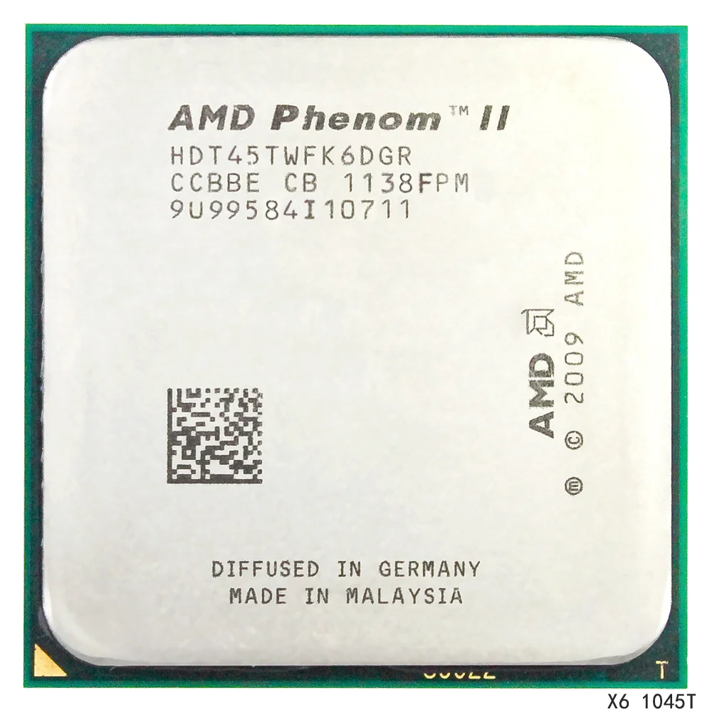 

Процесamd Phenom II X6 1045T, ный 2,7 938 ГГц/6 м/95 Вт, ем AM3 AM2 + pin