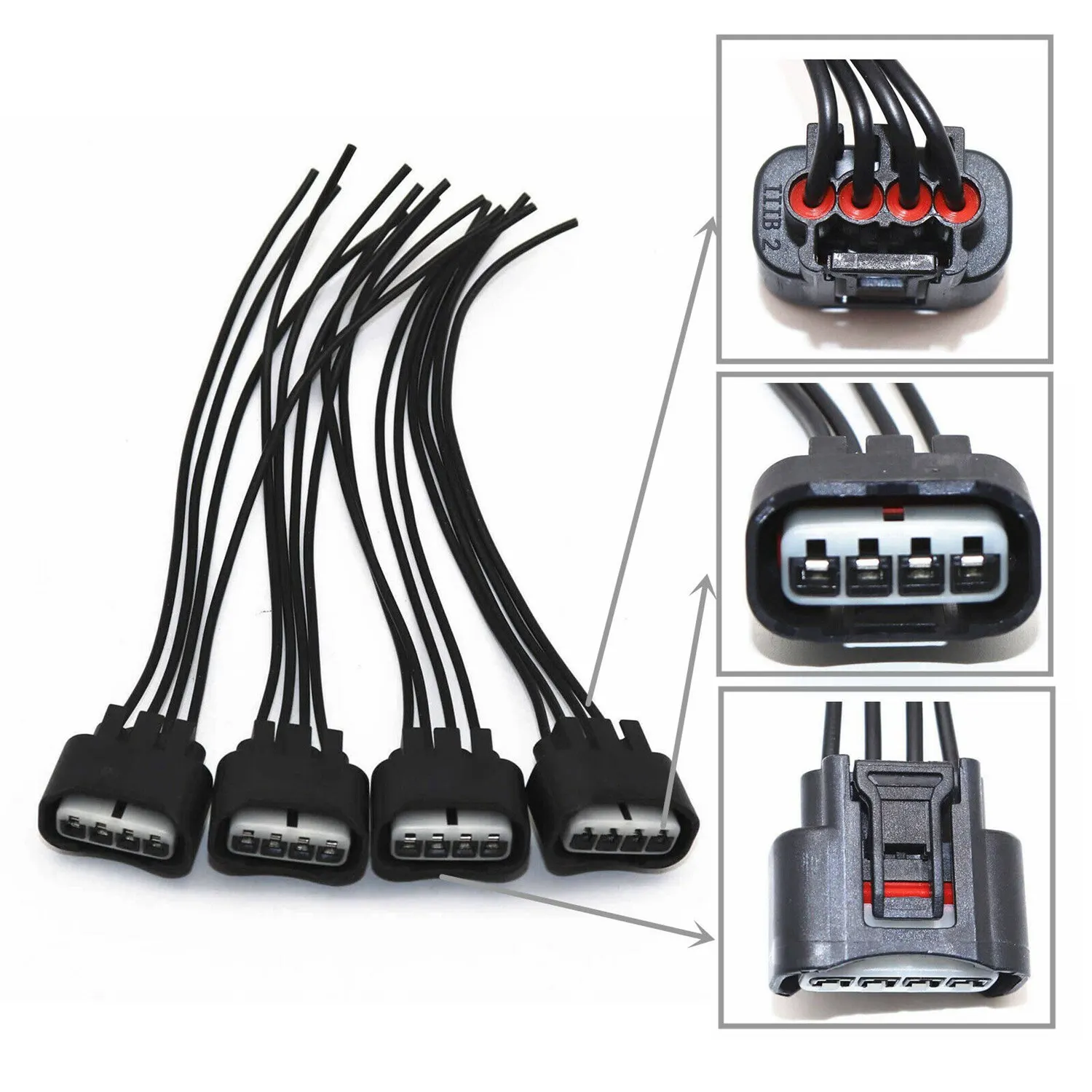 4 шт. катушка зажигания с коннектором для Toyota Lexus