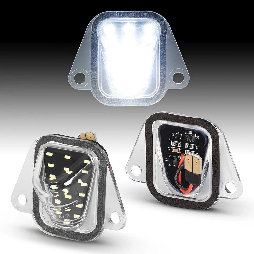 

2 шт. для Chevrolet Suburban Tahoe GMC Yukon XL светодиодные фонари номерного знака Cadillac Escalade 07-14 Canbus OEM # 25778786