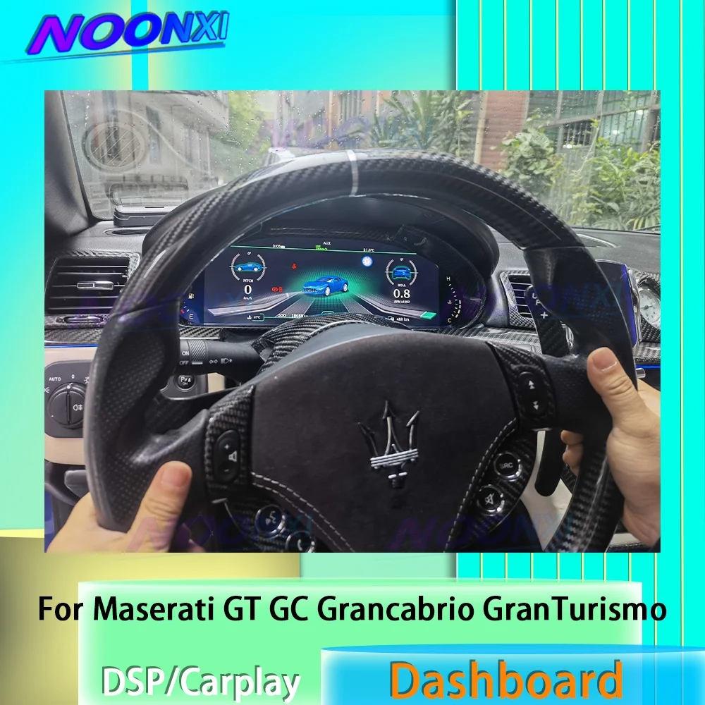 

For Maserati GT/GC Grancabrio GranTurismo Auto Android Car Digital Cluster LCD Dashboard Instrument Panel Multifunctional Player