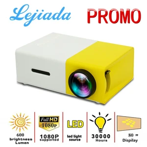 LEJIADA YG300 Pro LED Mini Projector 480x272 Pixels Supports 1080P HDMI-compatible USB Audio Portabl in India