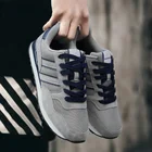 Кроссовки мужские и женские классические, легкая замшевая обувь в стиле ретро, дышащие, демпфирующие спортивные, для бега