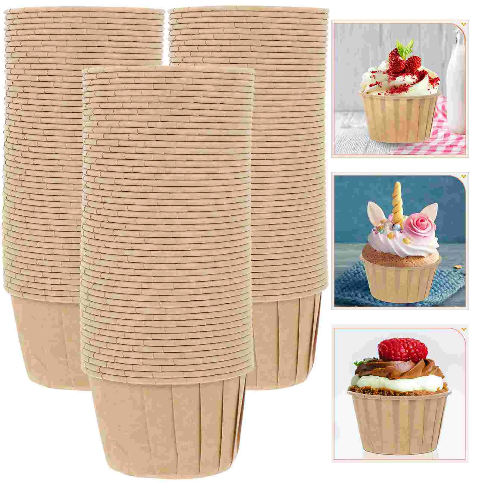 

Cupcake Paper Cups Liners Baking Muffin Cake Disposable Dessert Cup Wrapper Liner Wrappers Case Mousse Party Holders Cases