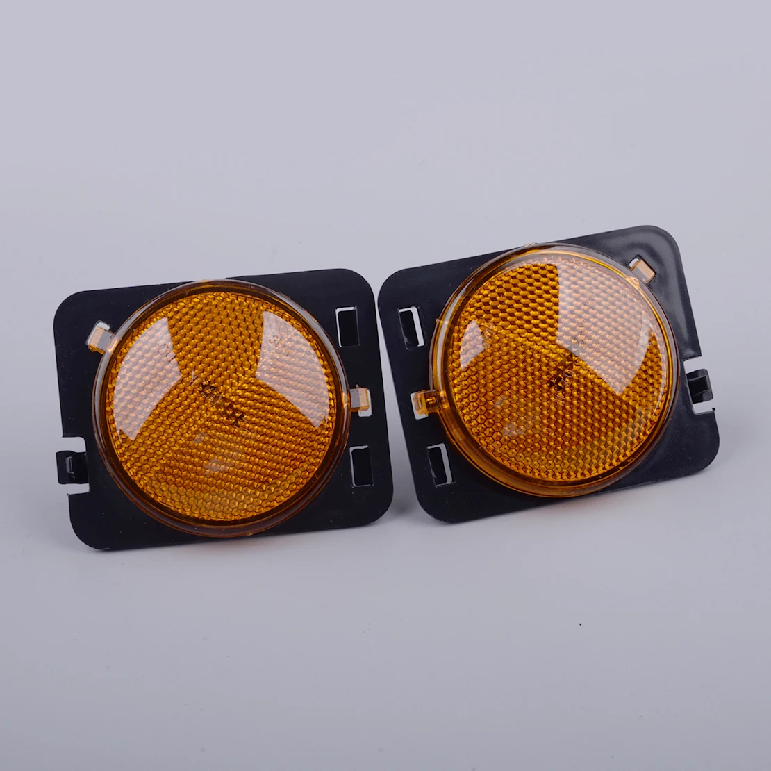 

55078145AA 116-01202L 55078144AA 1 пара желтых линз бокового габаритного фонаря, лампа на крыло с лампочкой 12 В, подходит для Jeep Wrangler 2007-2018