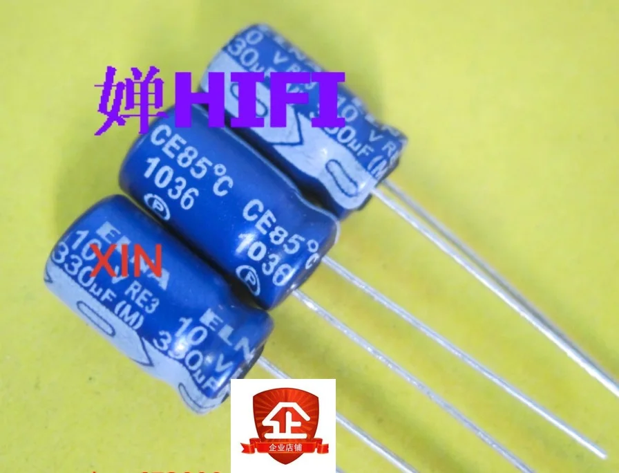 Алюминиевые Электролитические Конденсаторы ELNA RE3 10V330UF 6.3X11MM 330 мкФ/10V 85 градусов