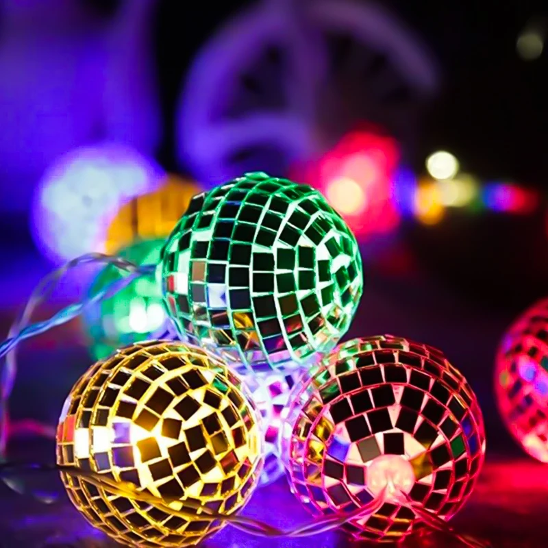 Стеклянная лампа в форме шара декоративная для танцевальных залов праздничная