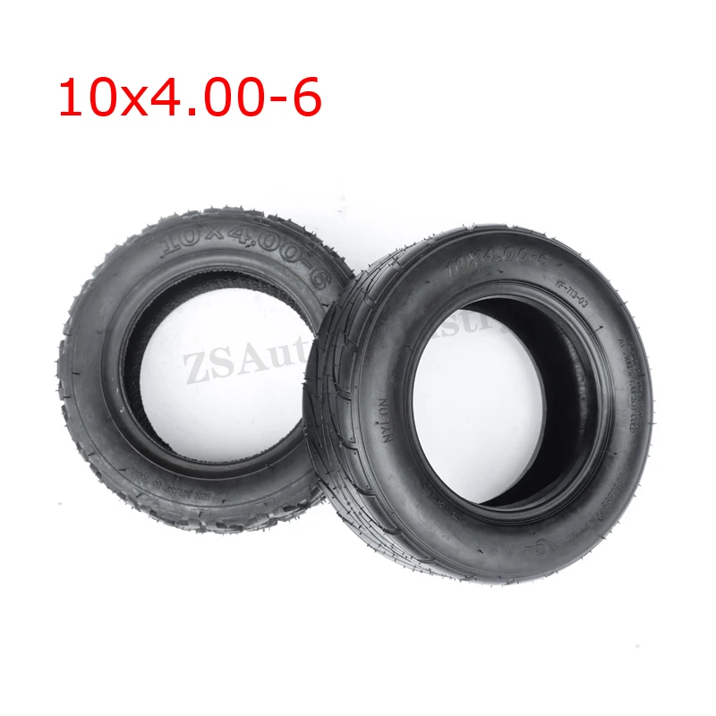 

Good Quality 10x4.00-6 Tubeless Vacuum Tire For Harley, Electric Scooter, Go Kart, Atv Off-Road Four Wheeled Vehicle