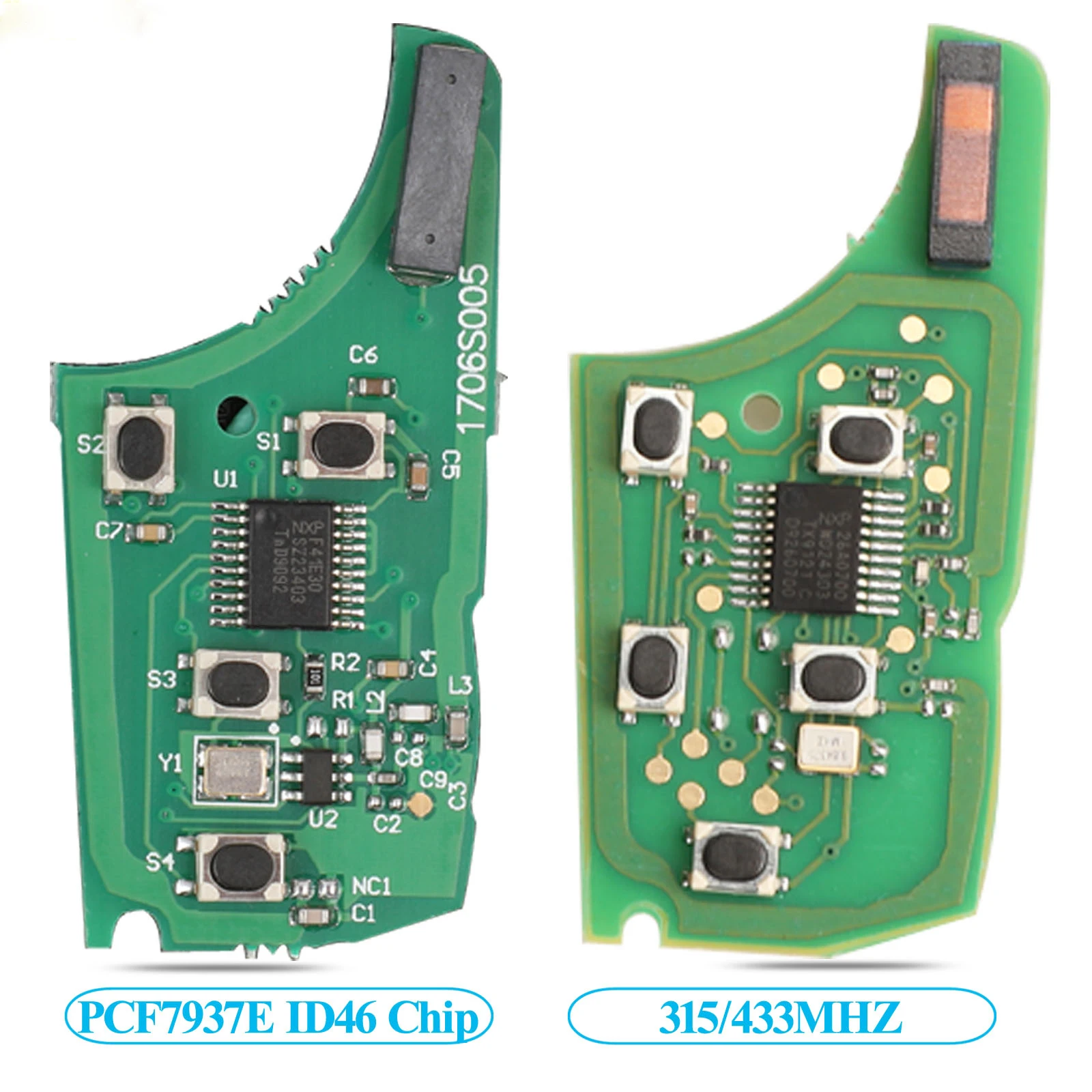 

XRNKEY Remote Car Key Electronic Circuit Board 315/433MHZ For Chevrolet Malibu Cruze Aveo Spark Sail Opel 2 3 4 5