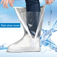 reusable rain shoe covers waterproof shoe protectors women men rubber galoshes motorcycle cycling elastic boots cover