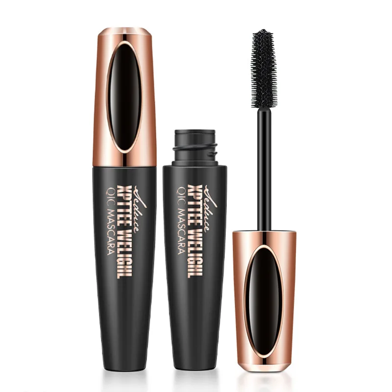

4D Silk Fiber Eyelashes Lengthening Mascara Waterproof Long Lasting Lash Black Eyelashes Extension Eyeliner Pen Korean Make Up