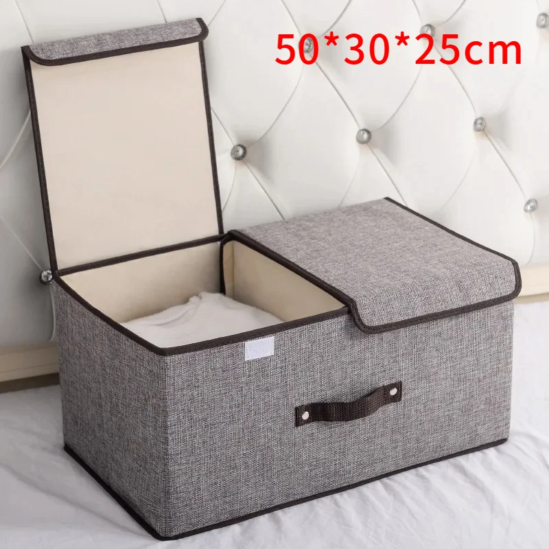 

Складной Ящик Для Хранения, Серый Нетканый Материал, Домашняя Организация Для Одежды, Нижнего Белья, Носков