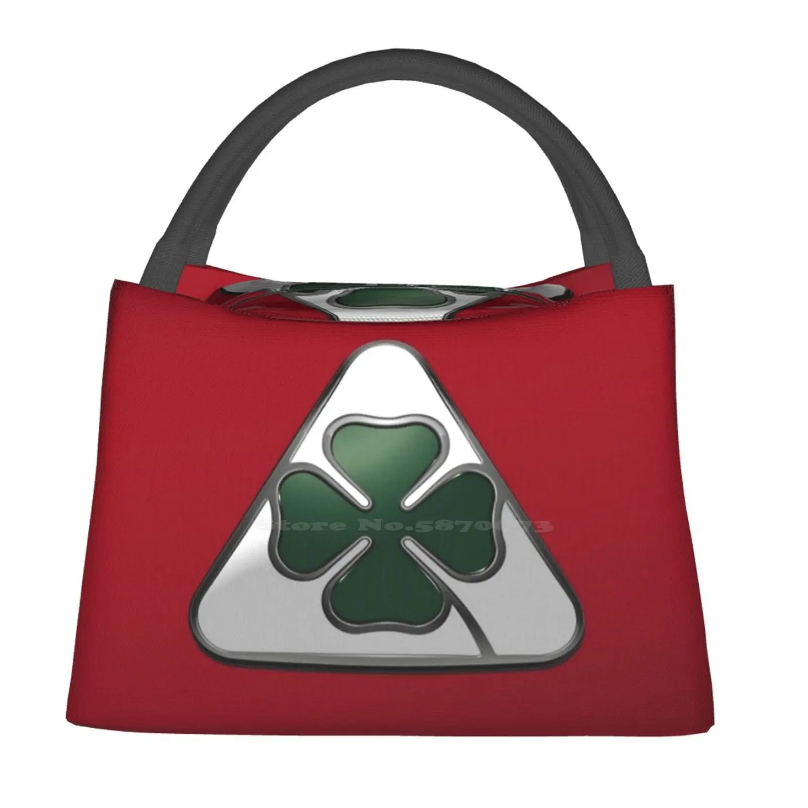 Alfa Romeo Gta Quadrifoglio Monogram Design Portable Lunch Bag Insulated Bag Alfa Alfa Romeo Racing Quadrifoglio Motorsport