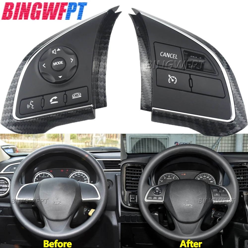 

NEW Bluetooth Phone Cruise Control Steering Wheel Switch For Mitsubishi Trito 2015 2016 2017 Strada 2015-2017 Sportero 2015-2017