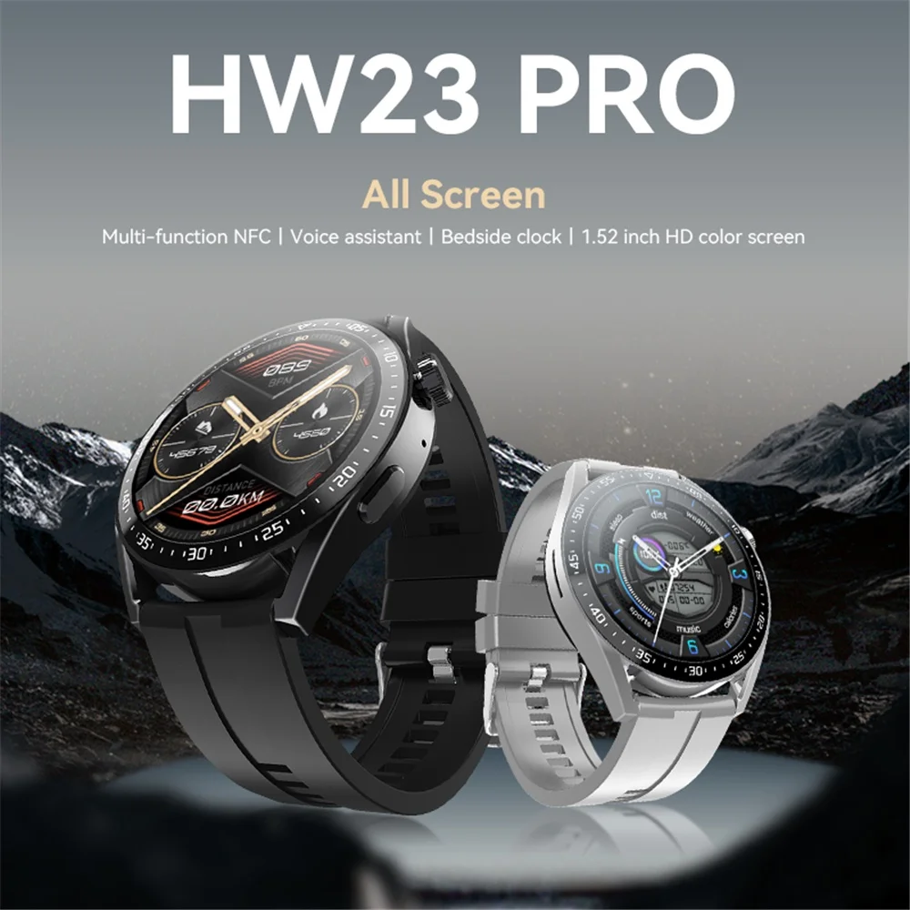 

Смарт-часы HW23 PRO для мужчин и женщин, Bluetooth, измерение кровяного давления, пульсометр, спортивный трекер, монитор сна, цифровые часы