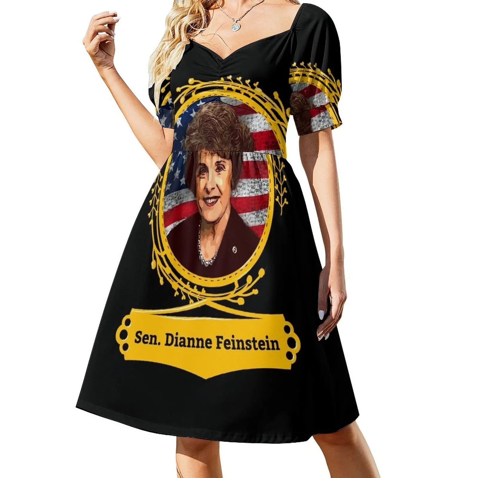 Платье Dianne Feinstein Tribute из полиэстера