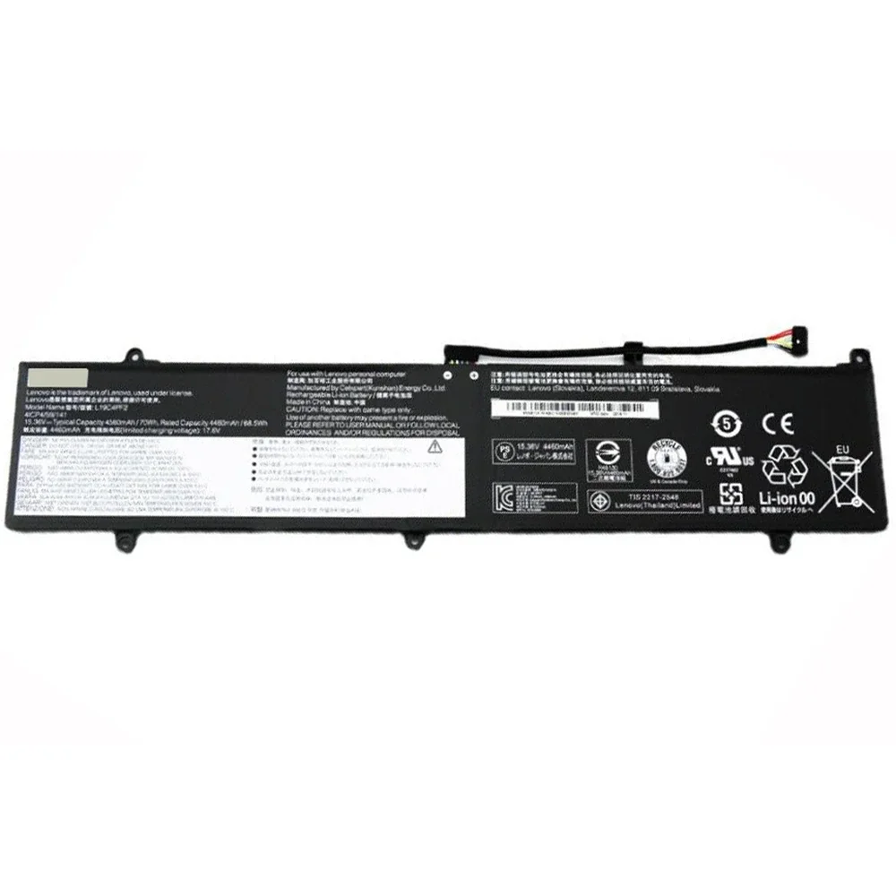 Новый оригинальный аккумулятор L19M4PF2 15 36 в 70 Вт-ч для ноутбука Lenovo Yoga Slim 7 15-15IIL 15IMH