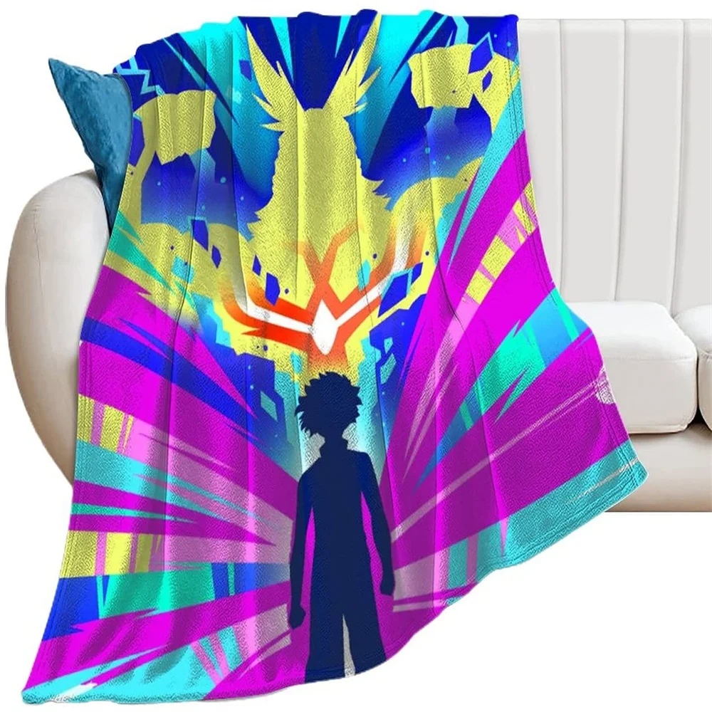 

Colourful Blanket,Ultra Soft Flannel Fleece Blanket Stylish Bedroom Living Room Sofa Warm Blanket for Family