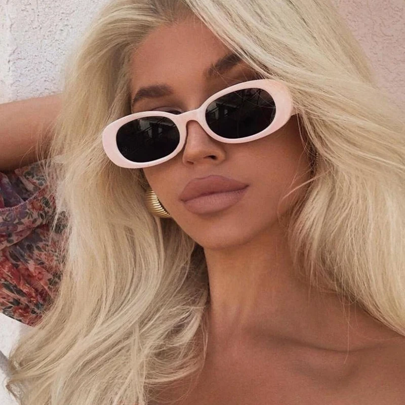 

Солнцезащитные очки с защитой UV400 для мужчин и женщин, винтажные аксессуары в овальной оправе, в стиле ретро, 2022