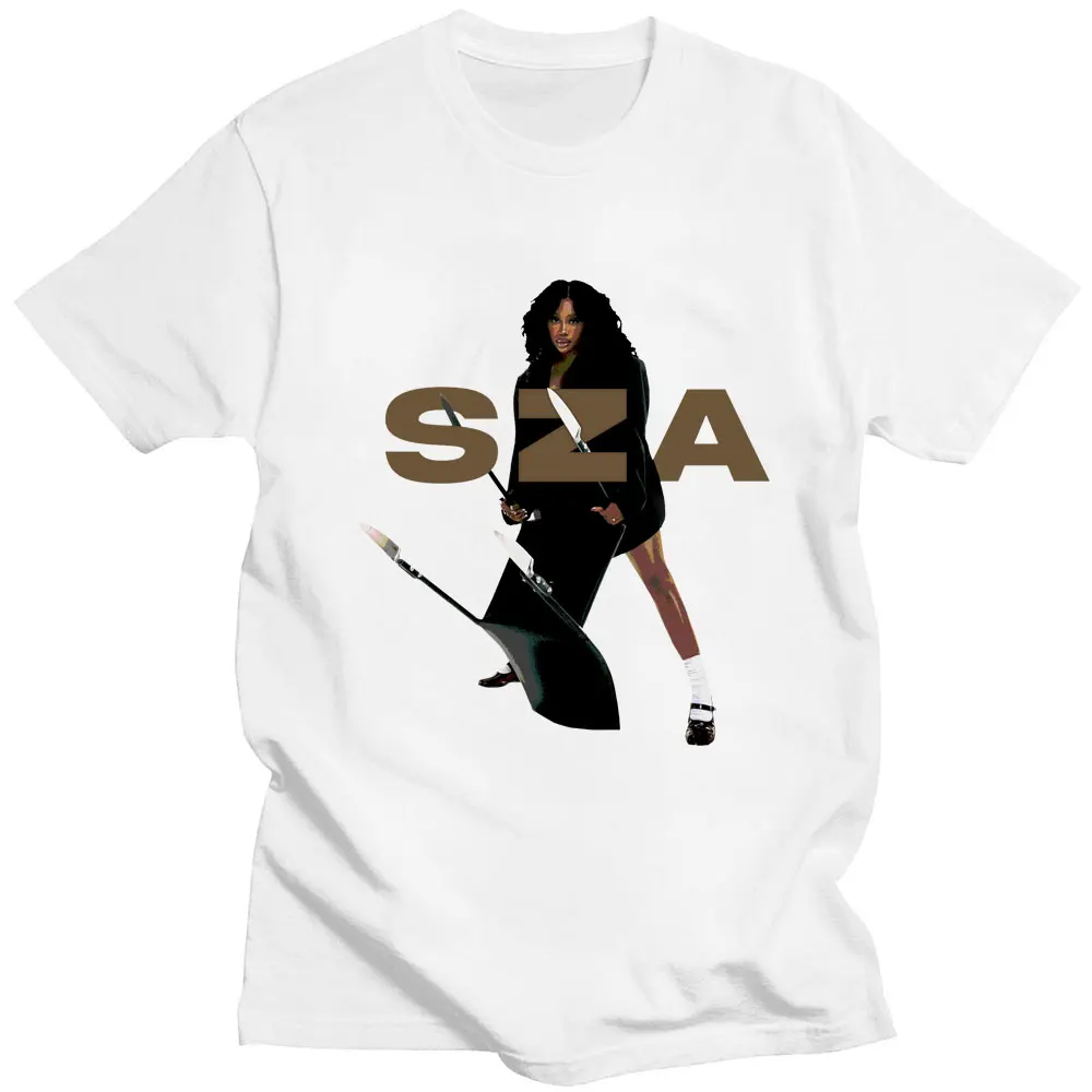 

Unisex T Shirt Summer Tees Rapper SZA CTRL X SOS Album Print T-shirt Oversized Men Hip Hop Harajuku Streetwear Tops Vintage 90s