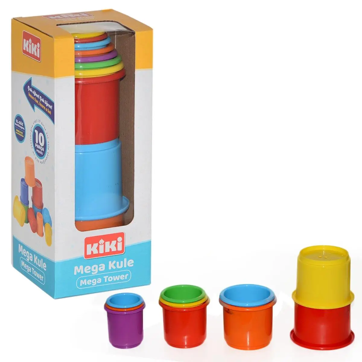 Бренд: Frosty Er Plastic-Kiki AE-1610 Kiki Mega Tower/0-3 года категория: спортивные игрушки |