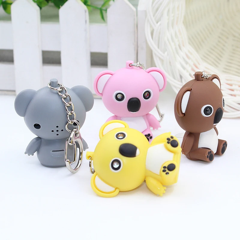 

Брелок для ключей унисекс, со светодиодной подсветкой, мультяшный брелок