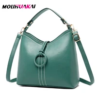 Simple Bucket Bag PU Leather Shoulder Bag For Women 2021 Spring Handbags Luxury Designer Elegant Female Crossbody Bag