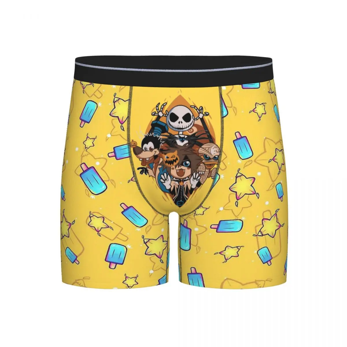 

Seasalt And Paopu Funny Underwear Boxers Kingdom Hearts Print Pouch Shorts Homme Sexy Underpants