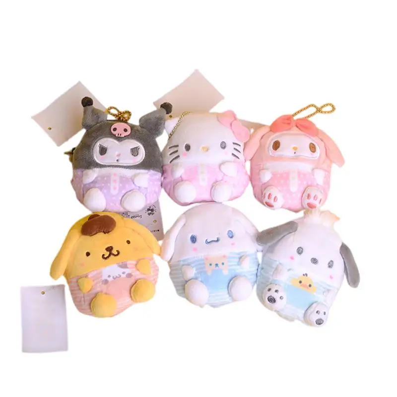 

Cartoon Anime Plush Doll Cinnamoroll My Melody Kawaii Plush Doll Creative Coin Purse Coin Bag Pendant Cute Plush Doll