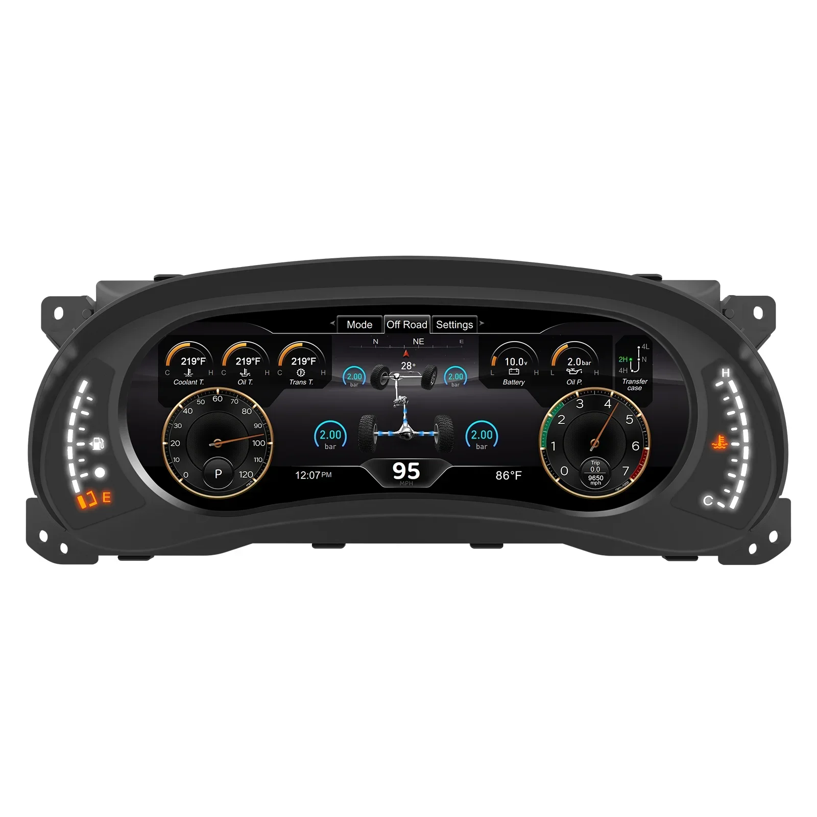 12 3 &quot1920*720 автоматический ЖК-панель приборной панели для Jeep Wrangler Rubicon 2011-2018