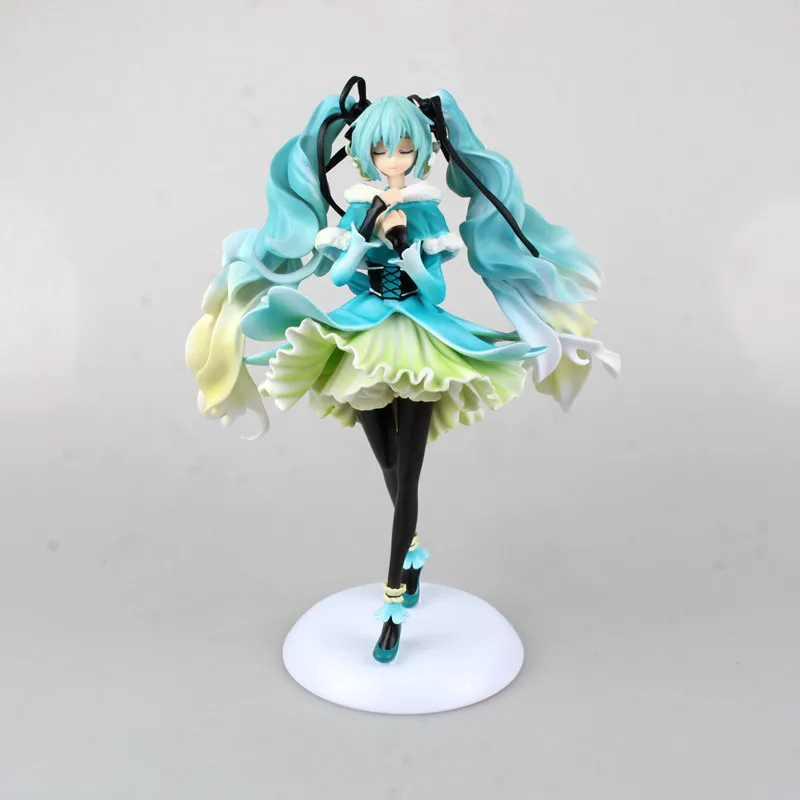 

Hatsune Miku Anime Figure PVC Figures Cute girly girl Collection Model Toys Action Figures Kawaii Dolls 28cm Desktop Ornament