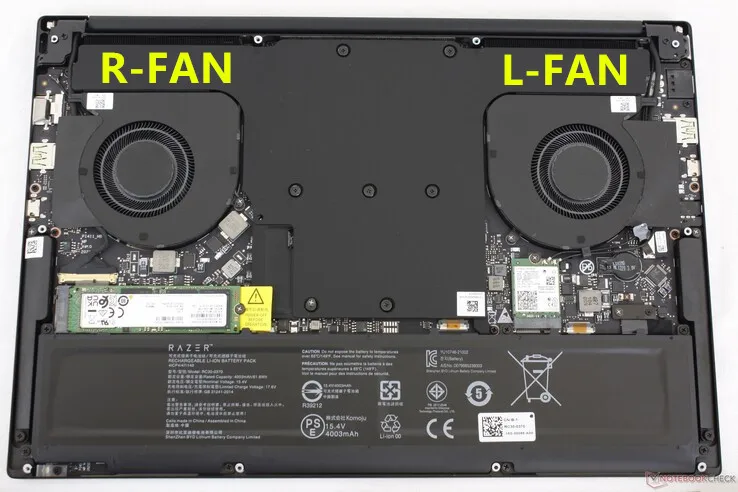 Для 21-razer Blade 14RZ09-0370 усовершенствованный охлаждающий вентилятор для сервера